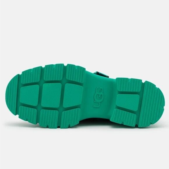 NEW UGG ASHTON SHOE PLUSH EMERALD GREEN WATERPROOF LEATHER SHOES S2 - Picture 16 of 16